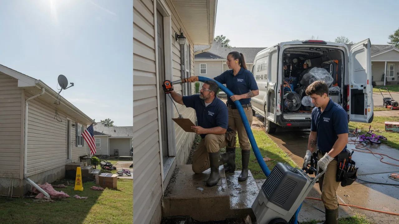 Ceiling Water Damage Restoration in Dow City, IA near me
